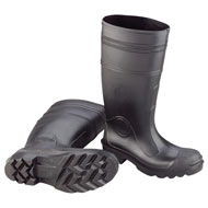 Black PVC Boot (Plain Toe)